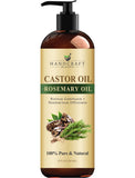 Handcraft Blends Aceite de Ricino con Romero para aromaterapia y relajación.