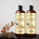 Handcraft Blends Aceite de sésamo orgánico como base para diluir aceites esenciales.