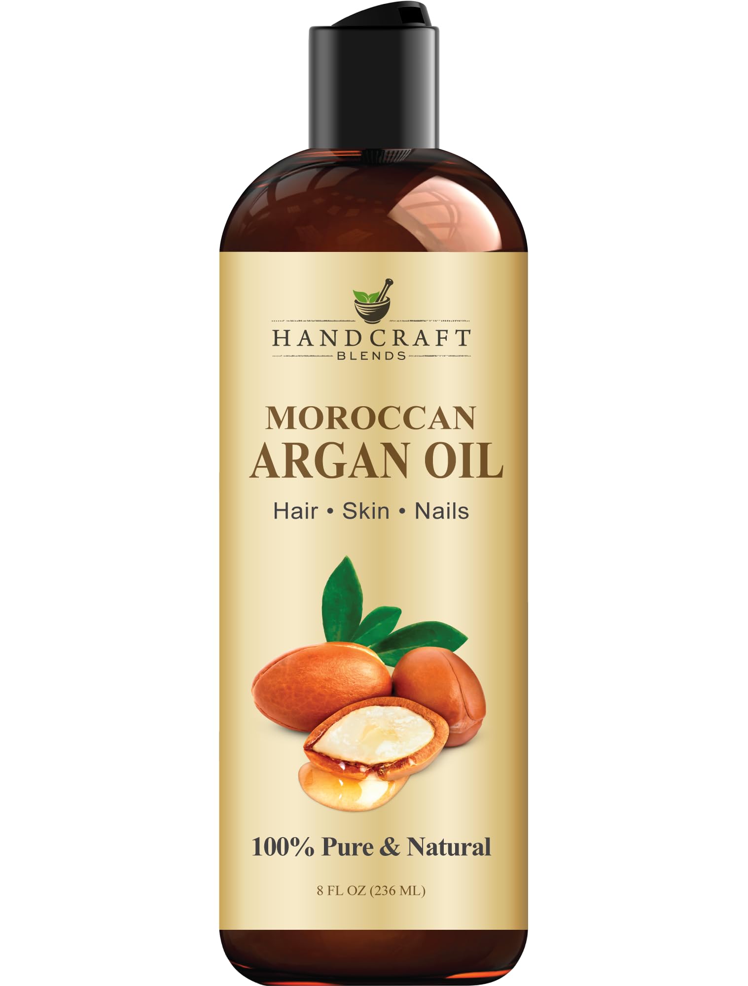 Handcraft Blends Aceite de Argán Marroquí: botella lista para uso diario