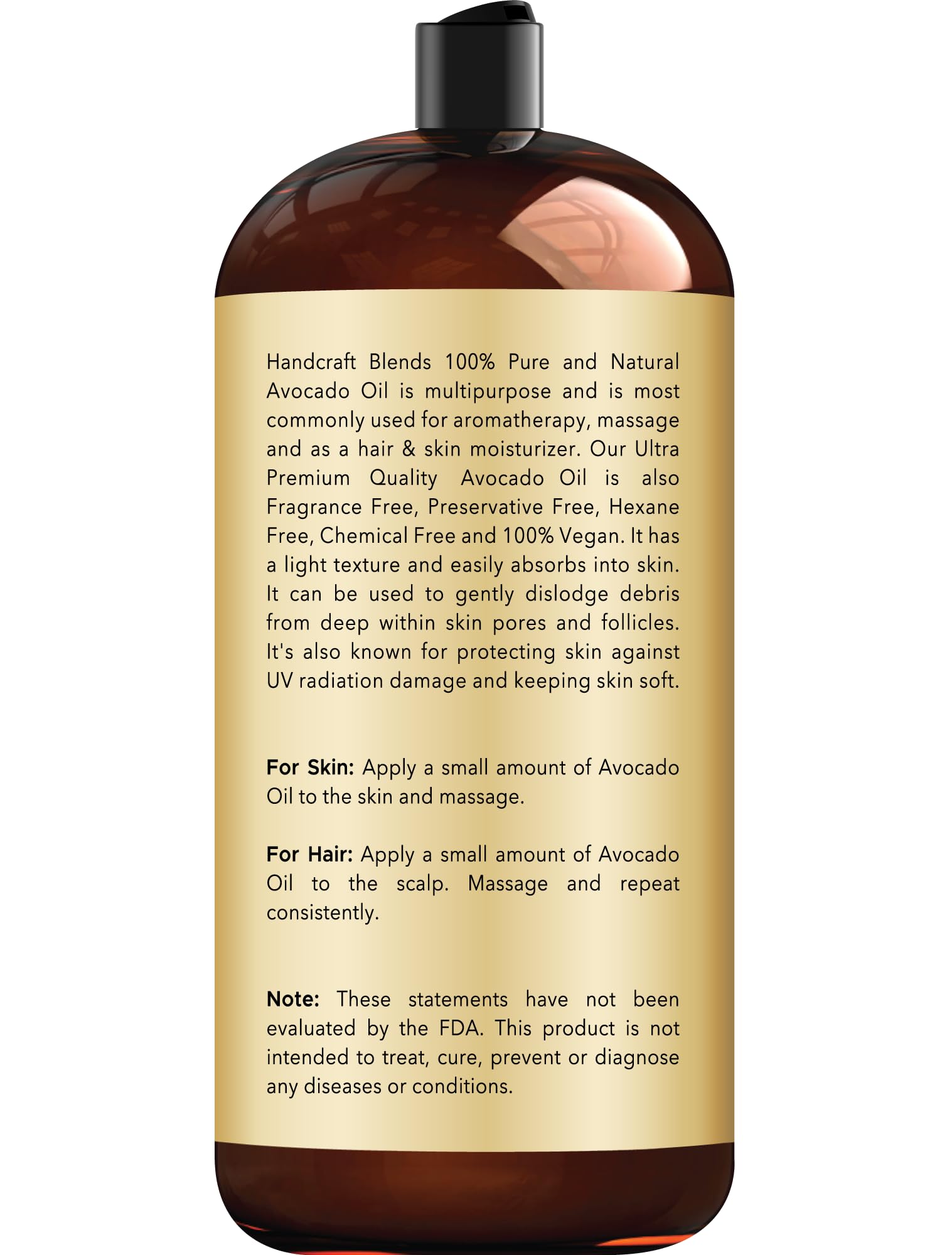 Handcraft Blends aceite de aguacate aporta brillo suave al cabello