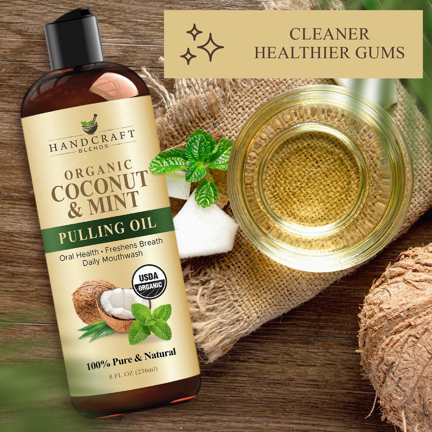 Handcraft Blends cuidado oral natural para higiene diaria.
