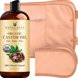 Handcraft Blends envoltura de cuello para uso cómodo del aceite de ricino