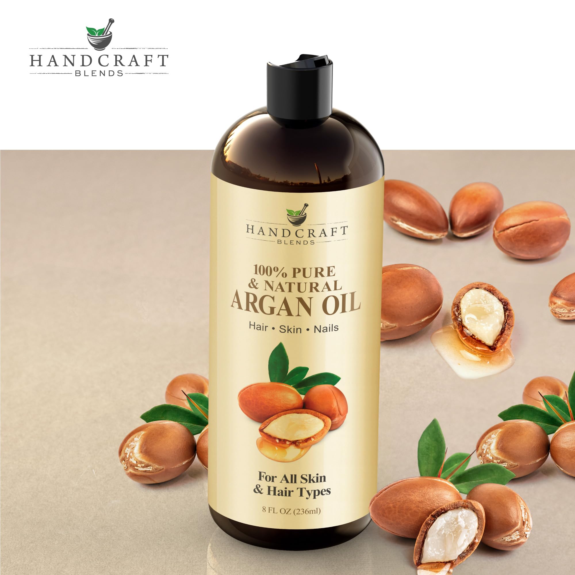 Piel hidratada con Aceite de Argán Handcraft Blends