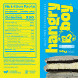 Hangryboy bocadillo proteico chocolate maltado con leche, sabor intenso