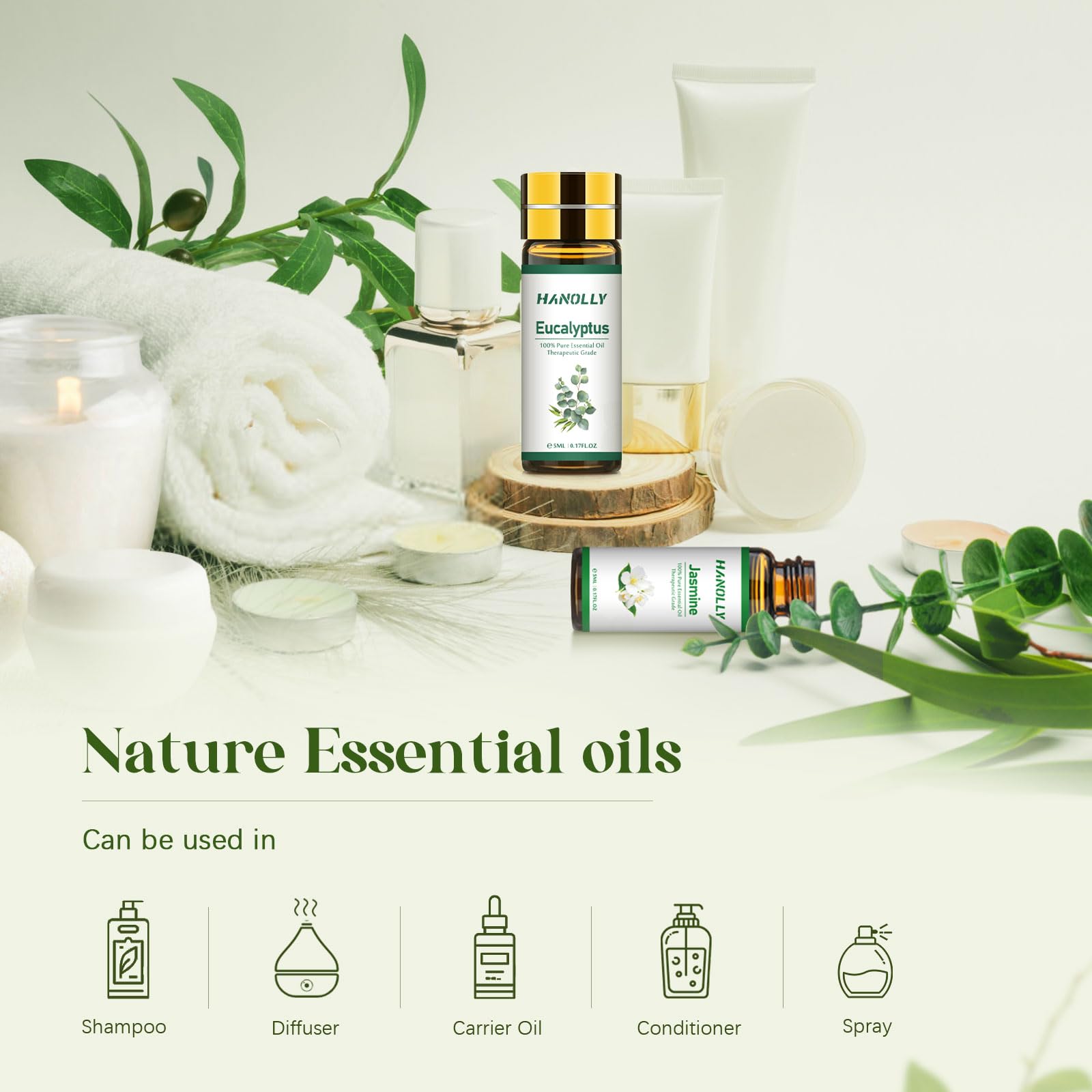 Hanolly arbol-de-te: aceite esencial para perfumar el hogar.