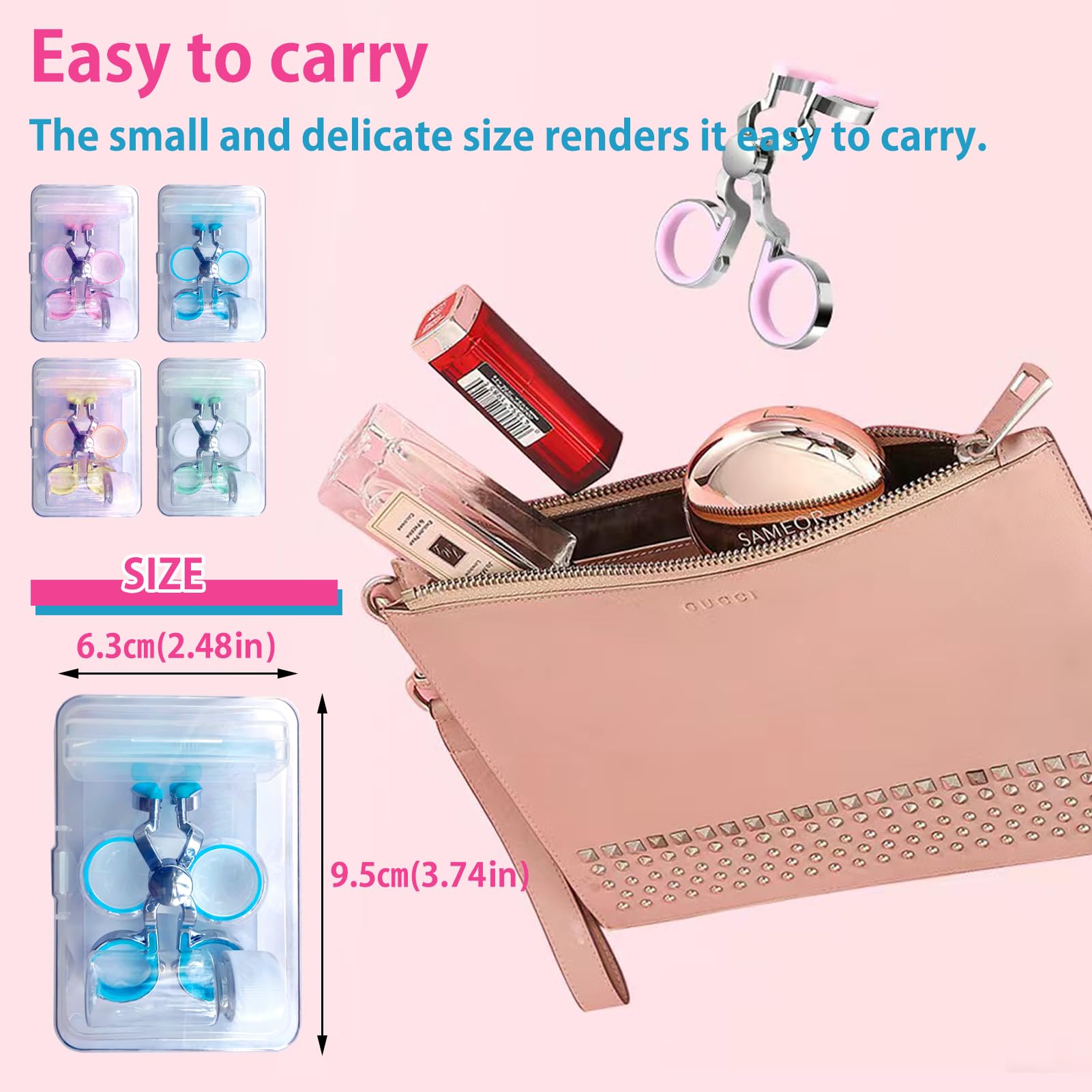 Haojiaho caja-almacenamiento-limpieza ideal para viajar y organizar lentes