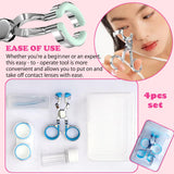Haojiaho kit completo de lentes contacto solución todo en uno