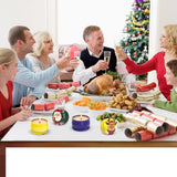 Conjunto Haoson navideño en lata metal, regalo decorativo