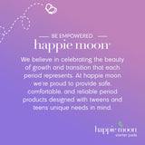 Happie Moon caja de 20 compresas, lista para empezar.
