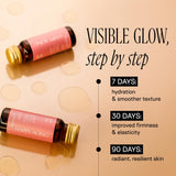 Happy Aging Glow Shot, textura ligera que se mezcla en bebidas.