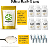 Happy Body: mezclar MSM con agua para disolución rápida.