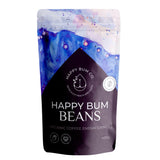 Happy Bum Co café enema, envase de bolsa, dosis lista para uso suave.