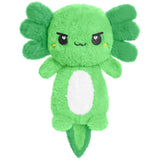 Axolotl de Happy Fuel en suave calor para abrazos reconfortantes.
