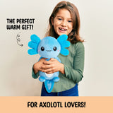 Happy Fuel Axolotl peluche suave y acogedor ideal para abrazos