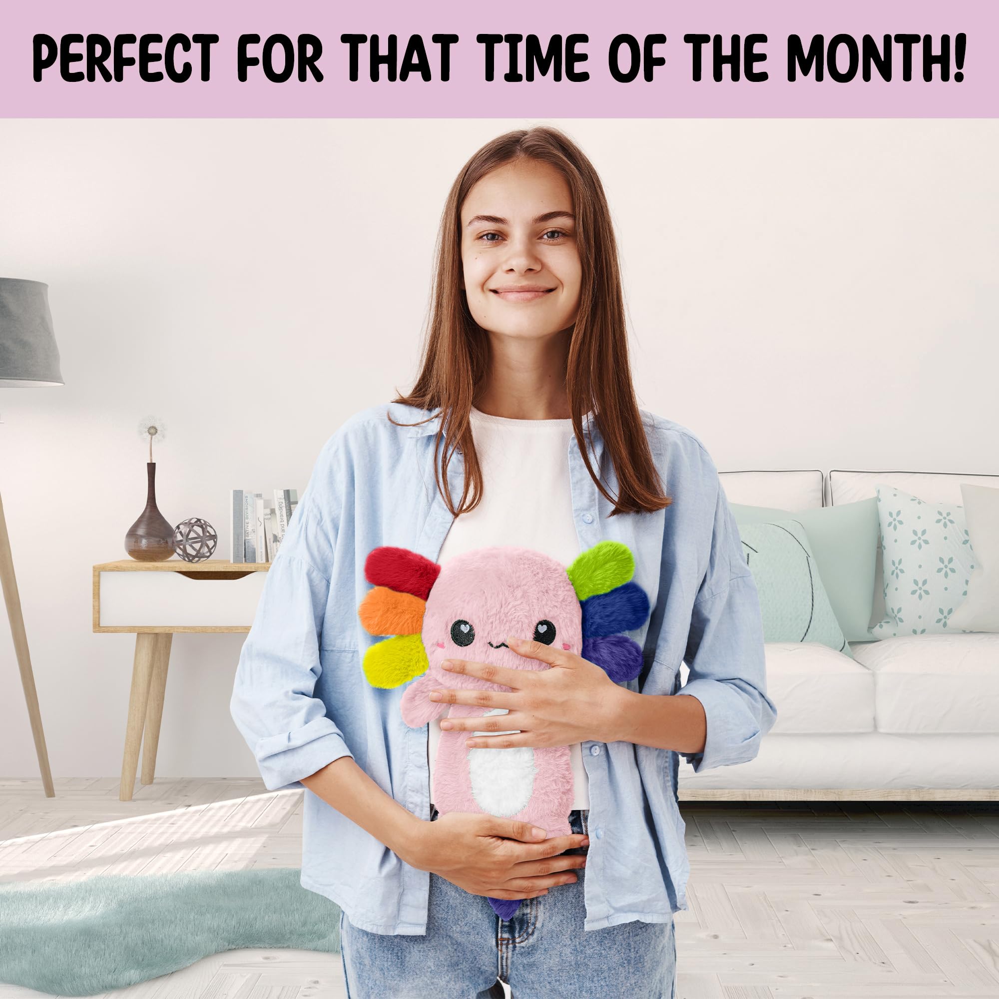 Regalo ideal para niñas y niños que aman peluches cálidos de Happy Fuel.