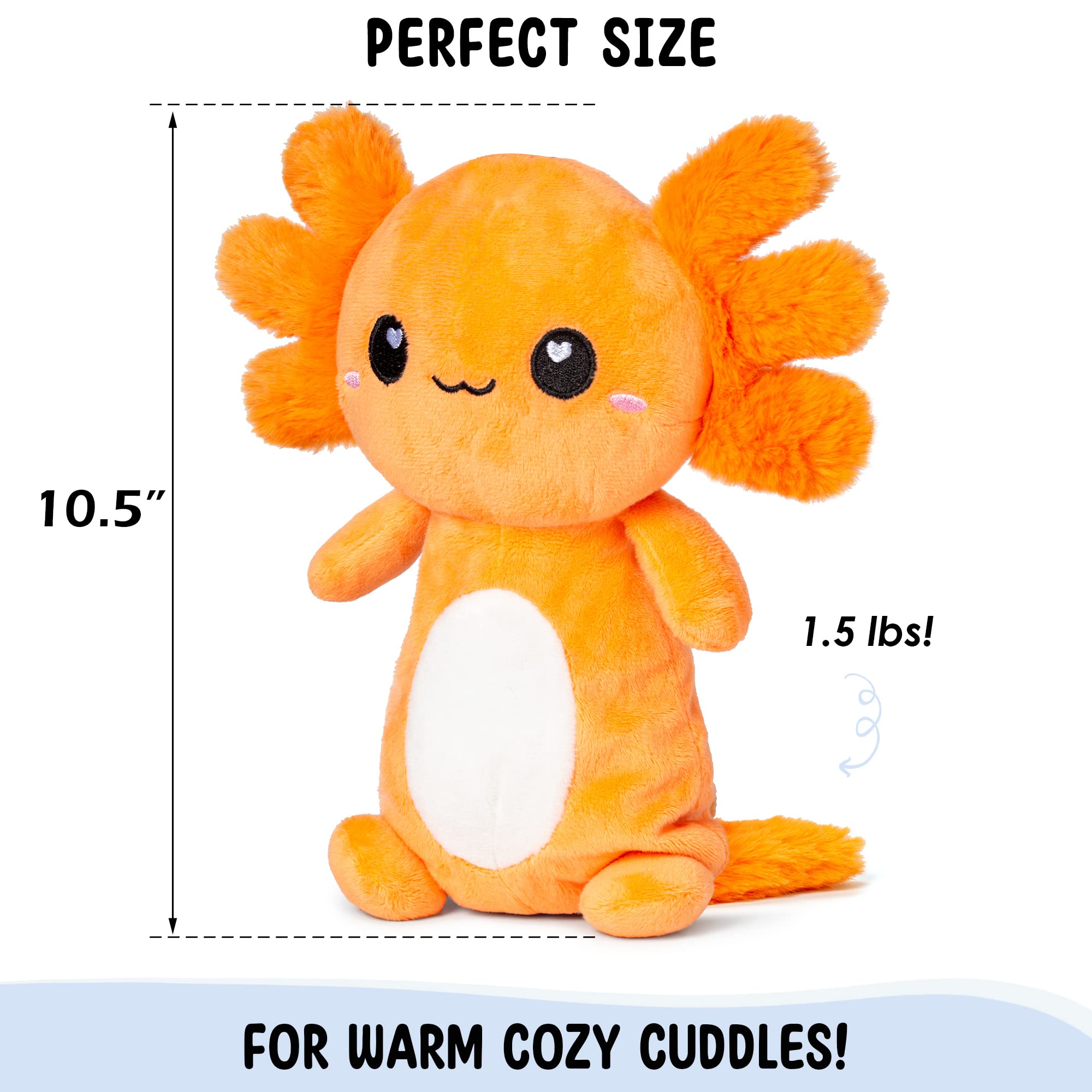 Regalo perfecto de Happy Fuel Axolotl para amantes de peluches