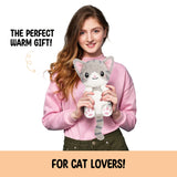 Happy Fuel Gato Gris: exterior suave para abrazos cálidos y relajantes.
