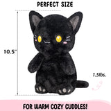 Gato negro de Happy Fuel, regalo ideal para niñas y mujeres