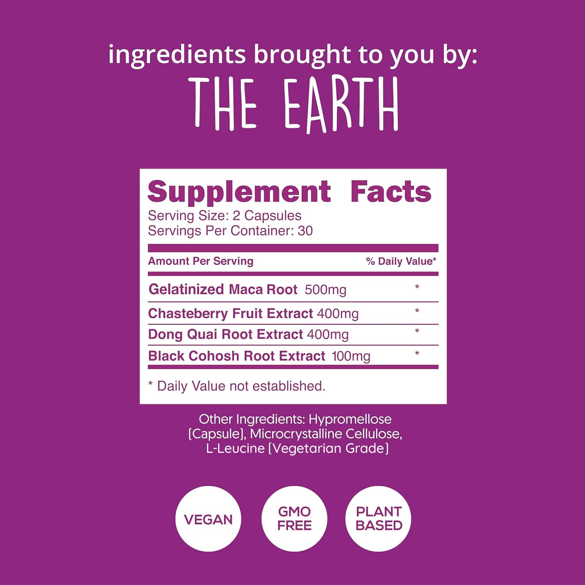 Happy Healthy Hippie balance hormonal maca raíz muestra ingrediente clave