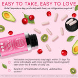 Happy Healthy Hippie Probiotico Lactobacillus-gasseri, cepa beneficiosa para la salud íntima.