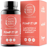Happy Healthy Hippie Pump It Up: botella de cápsulas para lactancia, apoyo a la producción de leche
