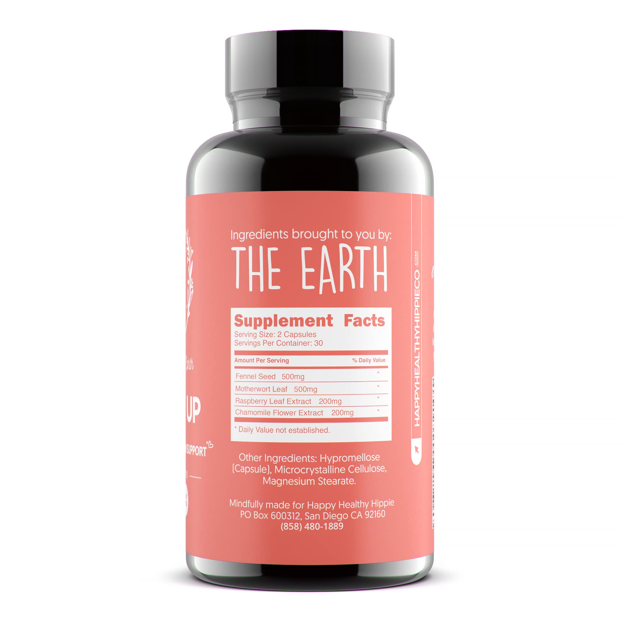 Happy Healthy Hippie Pump It Up: mezcla de hierbas para lactancia que apoya la leche
