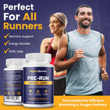 Happy Runner Pre-Run: ingredientes naturales destacados para rendimiento sostenido
