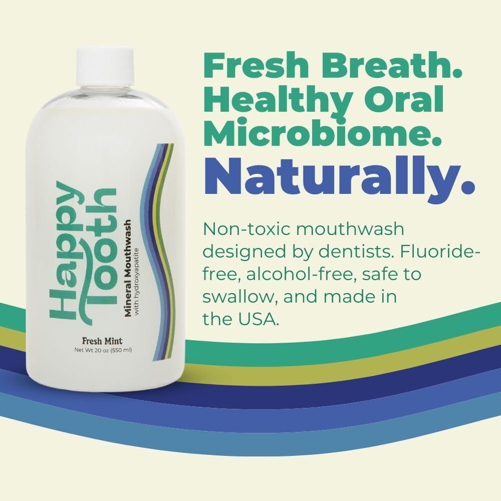 Happy Tooth enjuague menta fresca, resalta aroma y frescura duradera