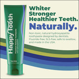Envase de Happy Tooth 4 oz listo para uso diario.