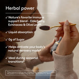 Sabor frutos silvestres de Harker Herbals para tomar fácilmente.