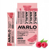 Harlo electrolitos con colágeno y creatina, polvo para rendimiento y recuperación