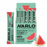 Harlo polvos electrolitos sabor sandía con sal para hidratación en entrenamientos intensos