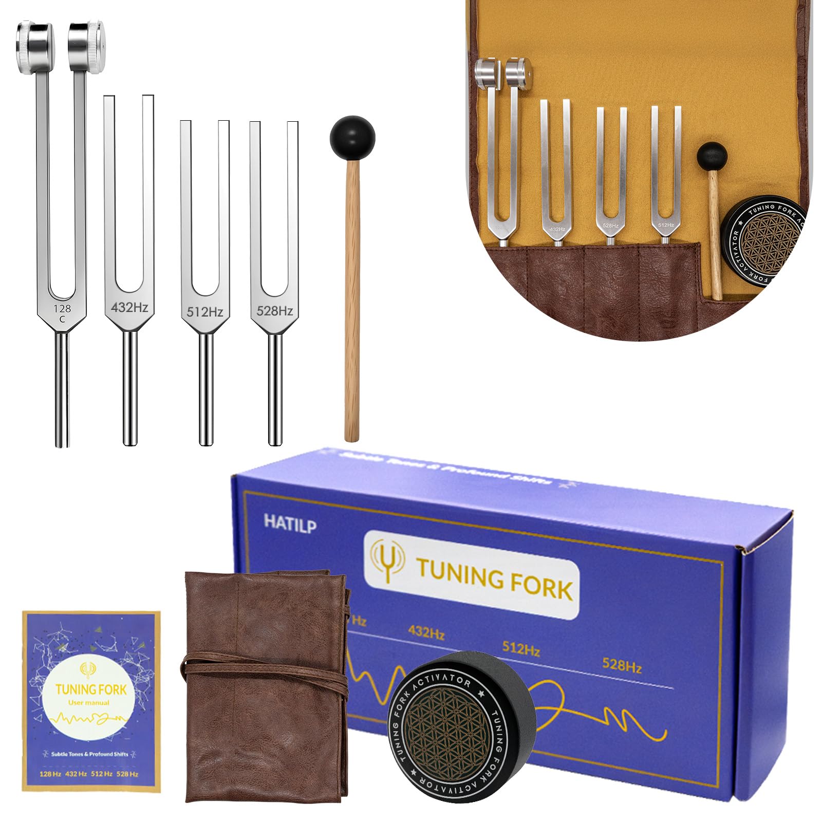 Kit de yoga y meditacion de HATILP para rituales diarios.