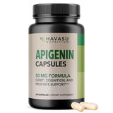 HAVASU NUTRITION Apigenina 50 mg - botella para relajación nocturna.