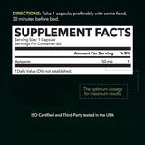 HAVASU NUTRITION Apigenina 50 mg - cápsulas visibles para usar cada día.