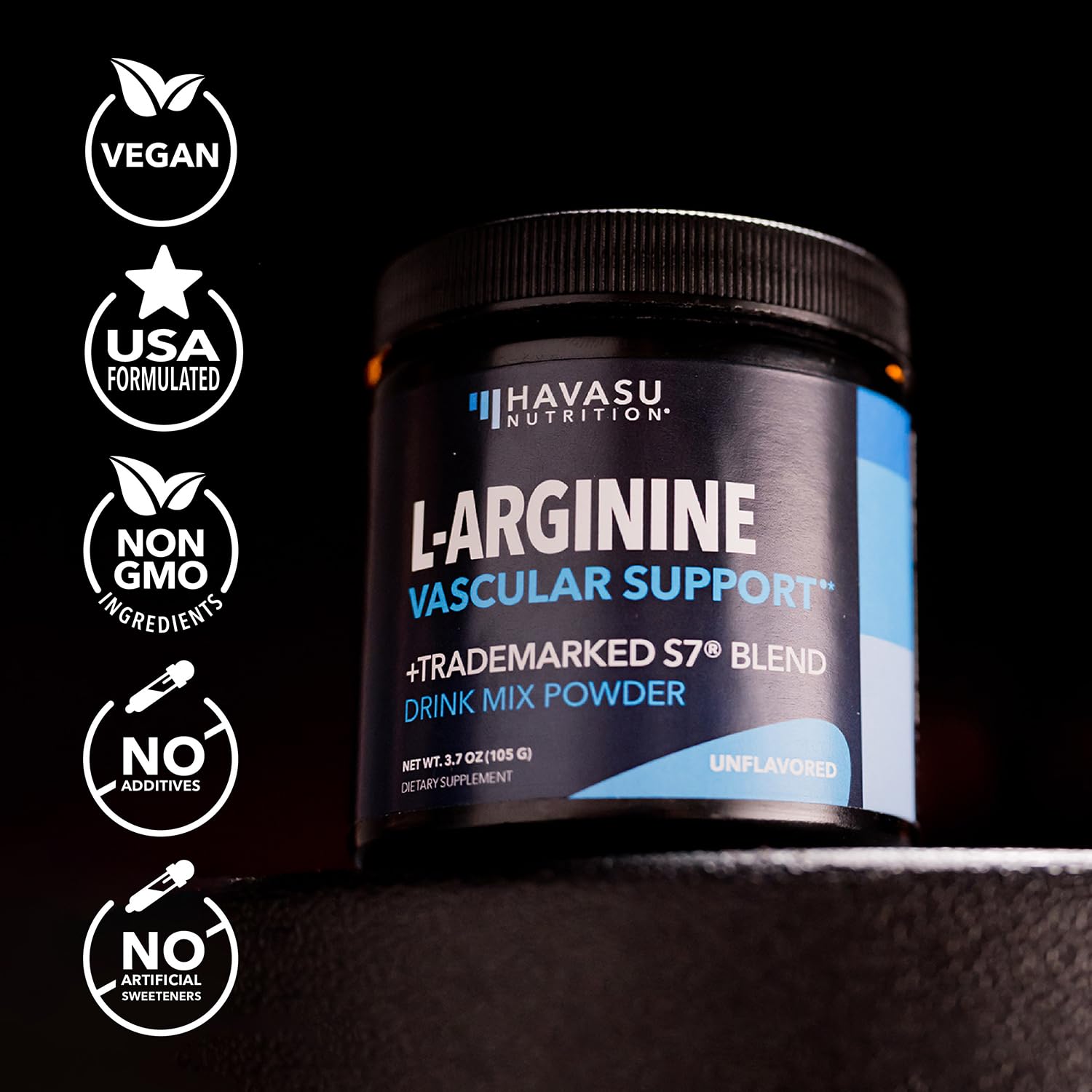 HAVASU NUTRITION arginina con L citrulina y S7 para fórmula completa.