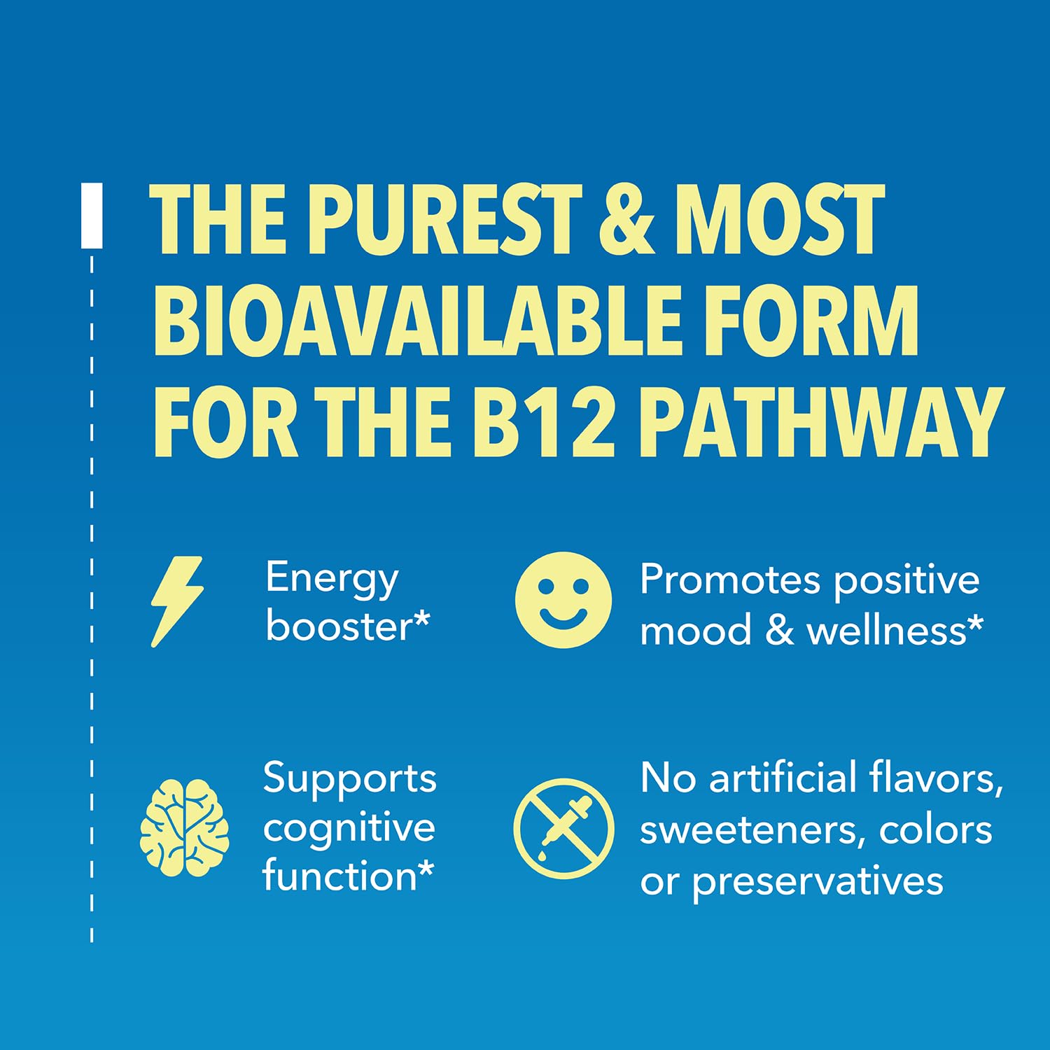 HAVASU NUTRITION B12 frambuesa, bote de 1 oz para metabolismo energético.
