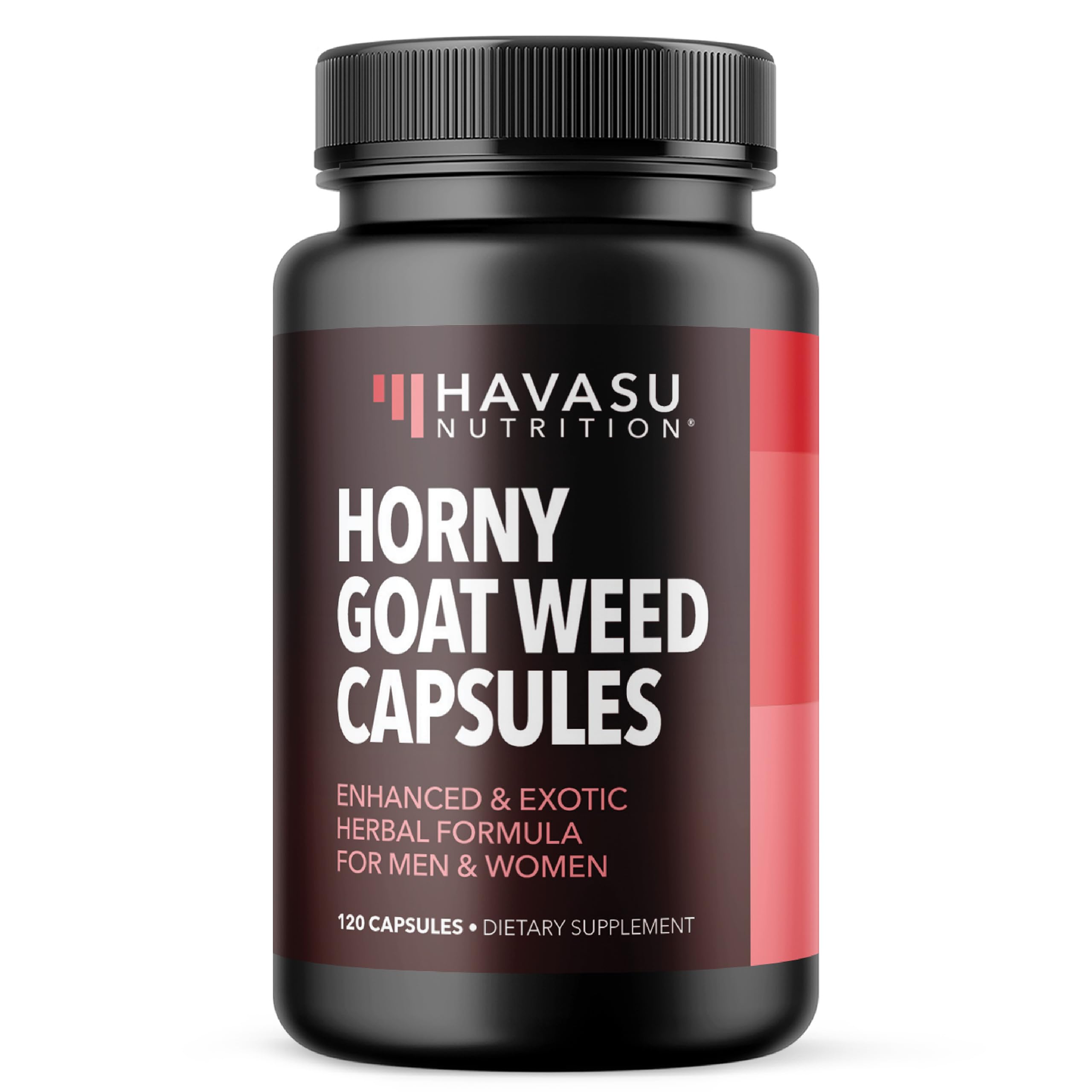 Cápsulas HAVASU NUTRITION Epimedium en bote, apoyo de vigor diario.