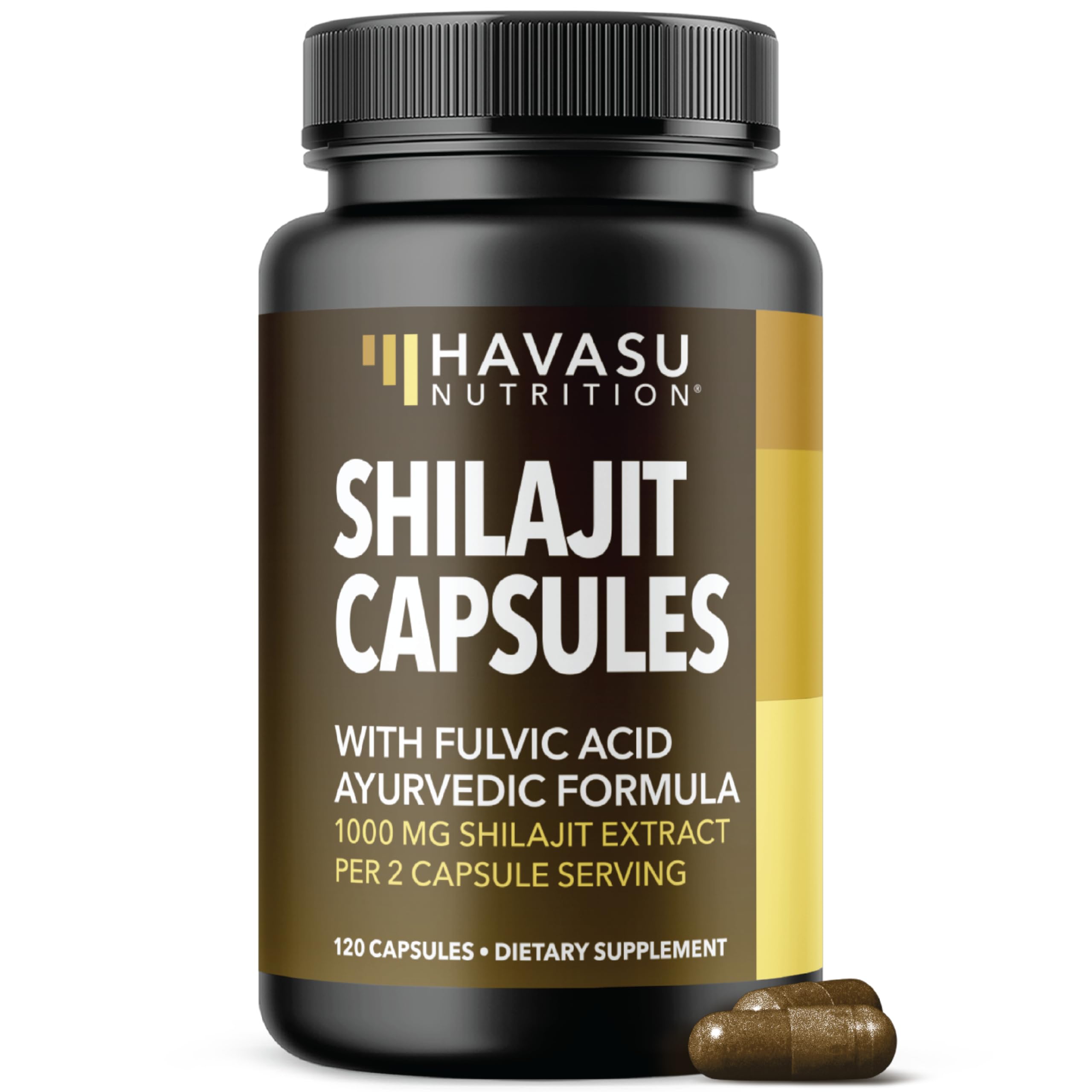 HAVASU NUTRITION cápsulas Shilajit 1000mg para vitalidad diaria y equilibrio