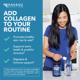 HAVASU NUTRITION Collagen Probiotics envase 1 mes para conveniencia