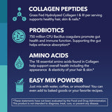 HAVASU NUTRITION Collagen Probiotics etiqueta sin sabor para uso versátil