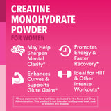 HAVASU NUTRITION Creatine para mujeres, envase ligero para viaje al gimnasio