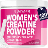 HAVASU NUTRITION Creatine para mujeres, envase práctico para uso diario en entrenos