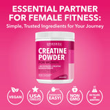 HAVASU NUTRITION Creatine para mujeres, textura polvo lista para mezclar
