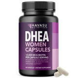 HAVASU NUTRITION DHEA con biotina 5000mcg, cápsula para equilibrio hormonal