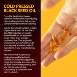 Dosis diaria de aceite de semilla negra para bienestar.