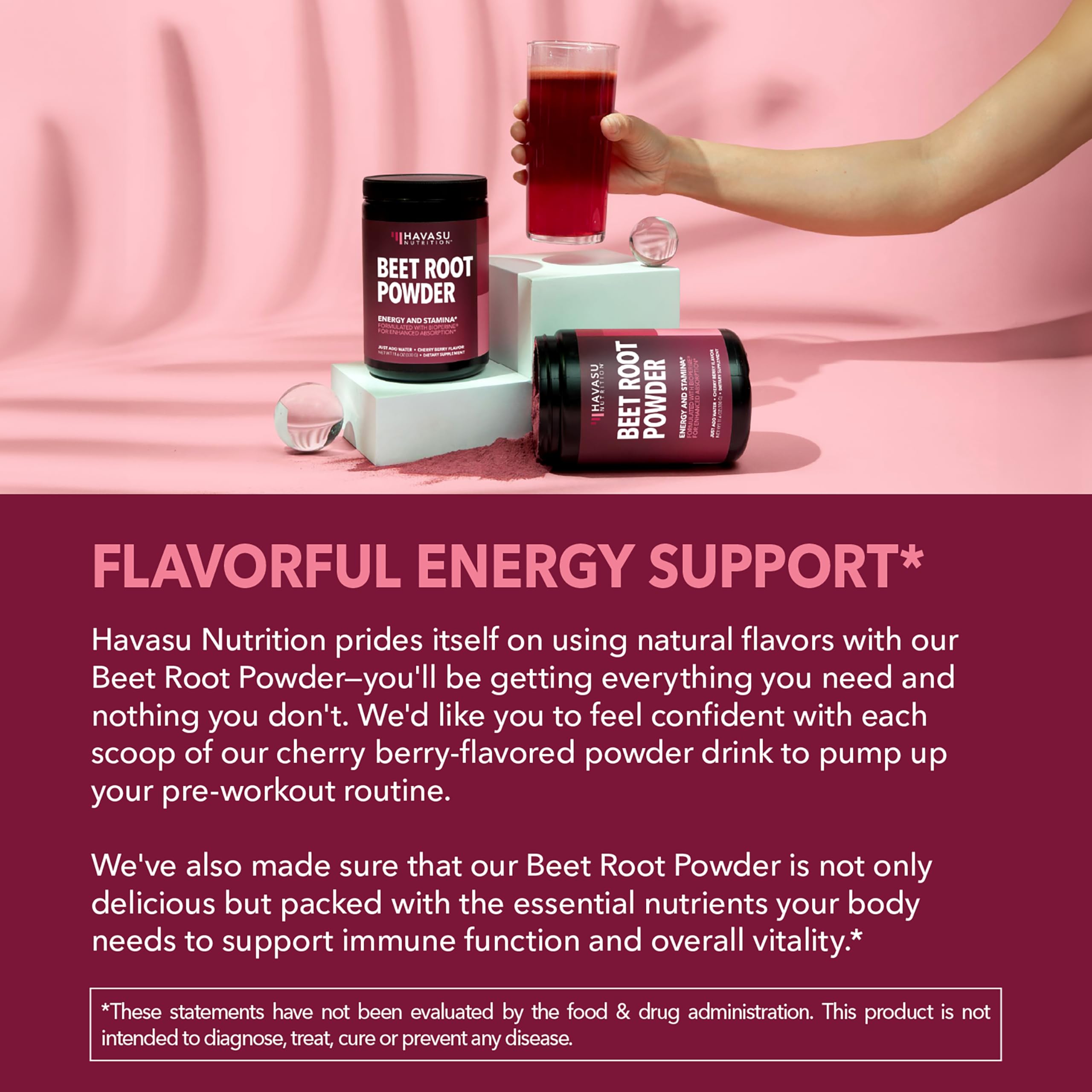 HAVASU NUTRITION energía diaria para entrenamientos y actividades