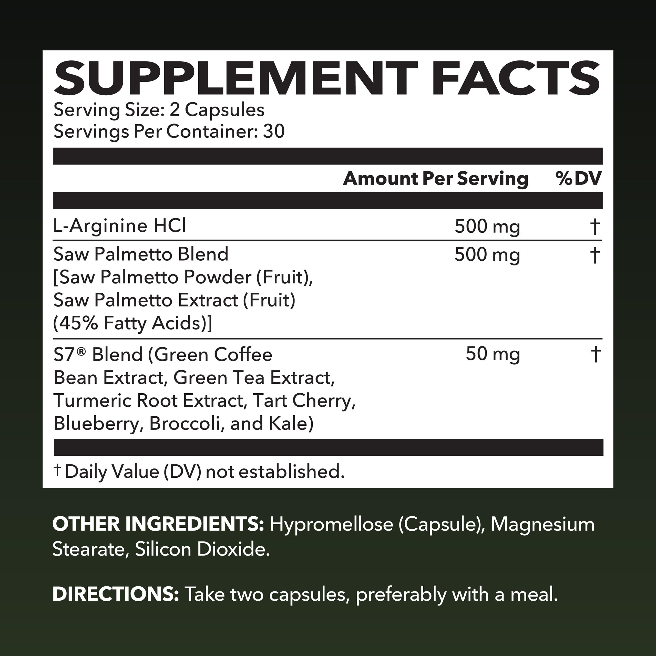 Etiqueta frontal de HAVASU NUTRITION, diseño claro para elección consciente.