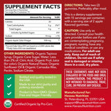 Detalle de gomitas sabor manzana HAVASU NUTRITION listas para consumir.