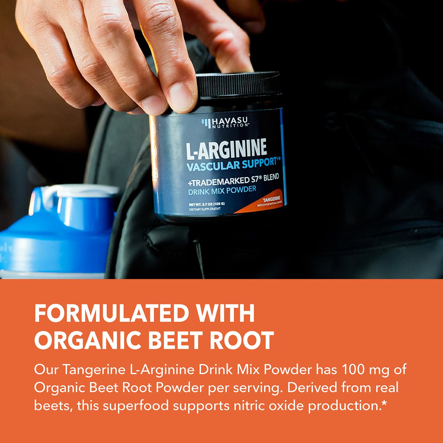 HAVASU NUTRITION L-Arginina pre-entrenamiento con energía para iniciar sesión